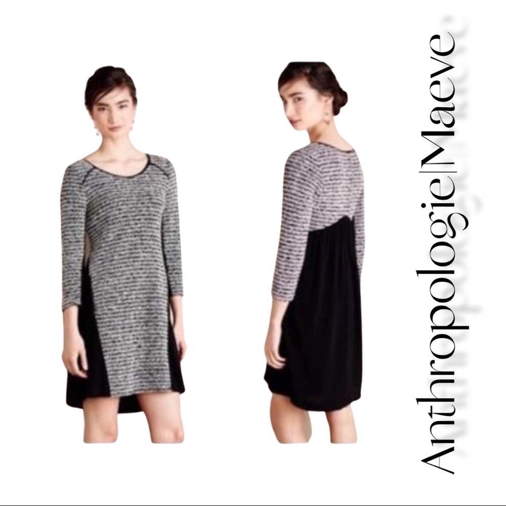 Anthropologie Maeve Boucle Knit Dress